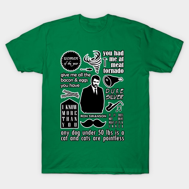 Swanson Quotes T-Shirt by bctaskin